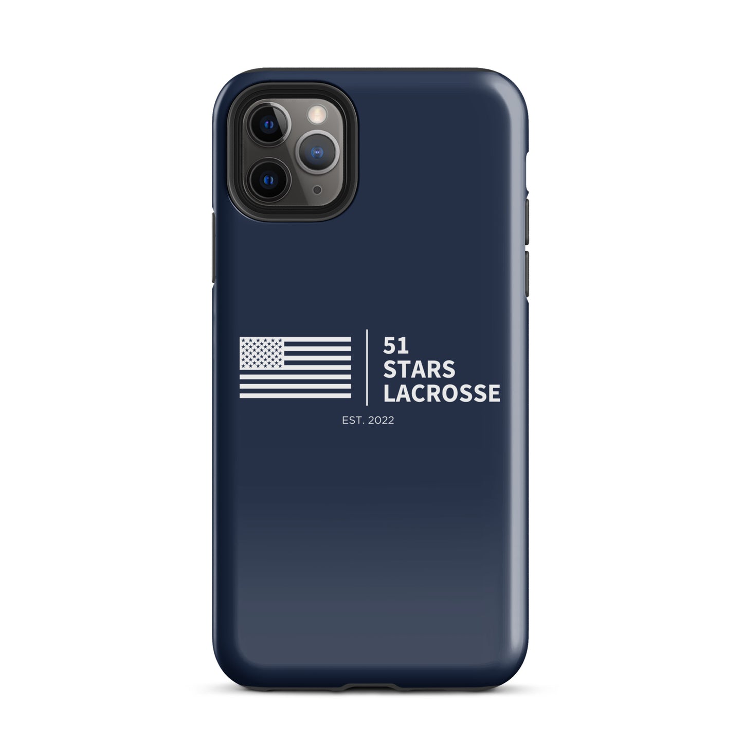 51 Stars Lacrosse Corner iPhone Case