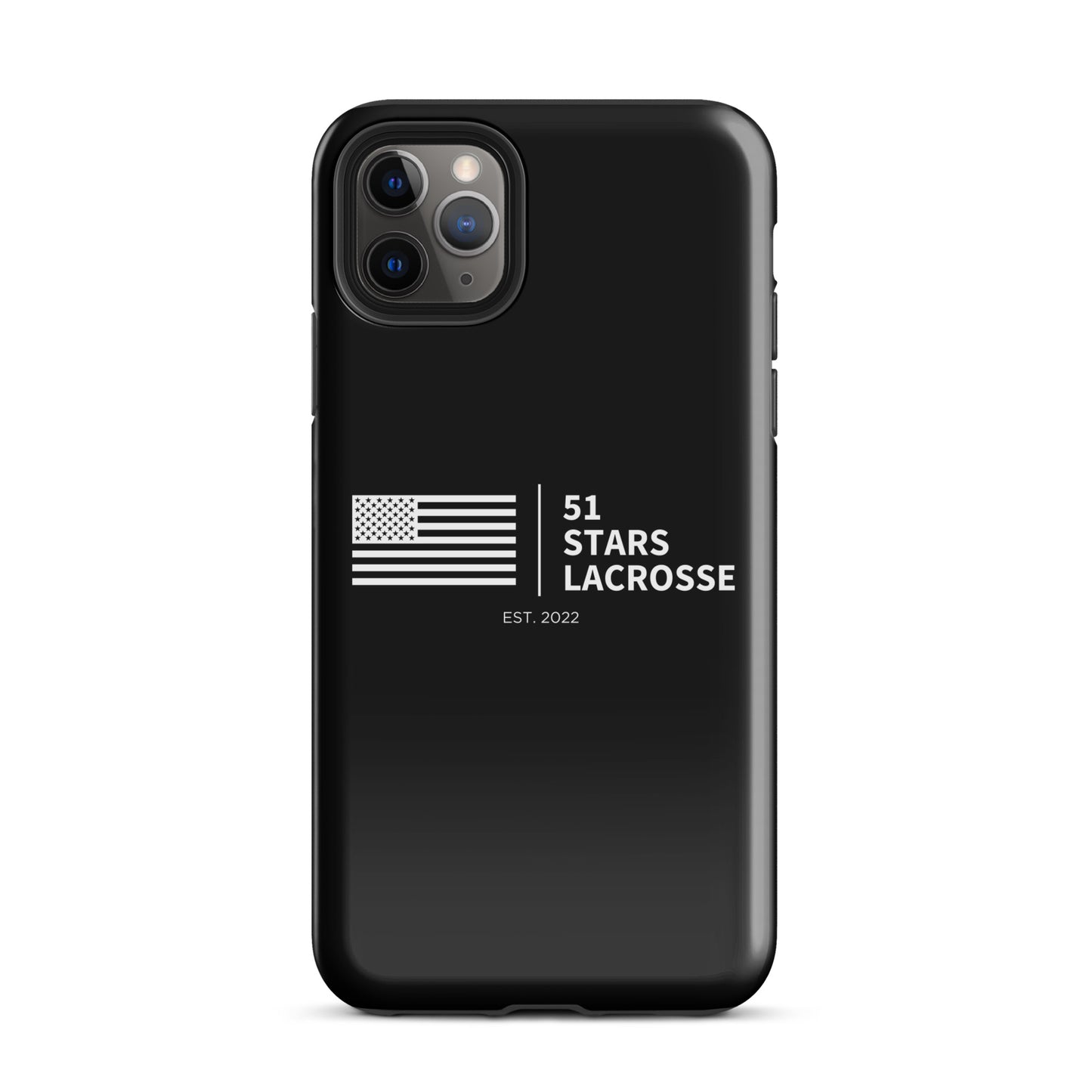 51 Stars Lacrosse Corner iPhone Case