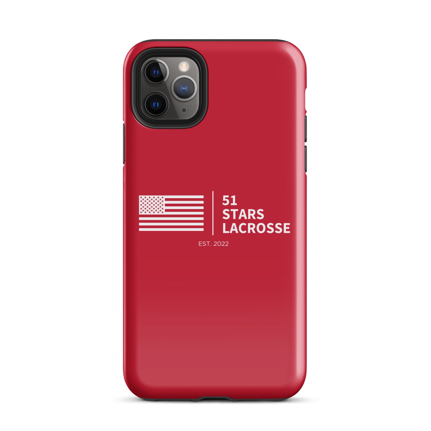 51 Stars Lacrosse Corner iPhone Case