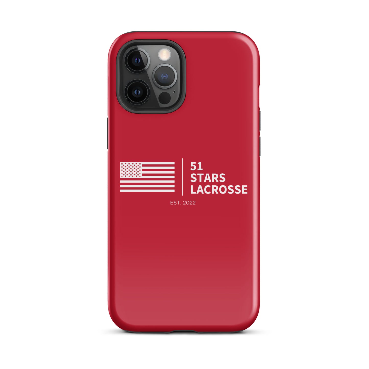51 Stars Lacrosse Corner iPhone Case