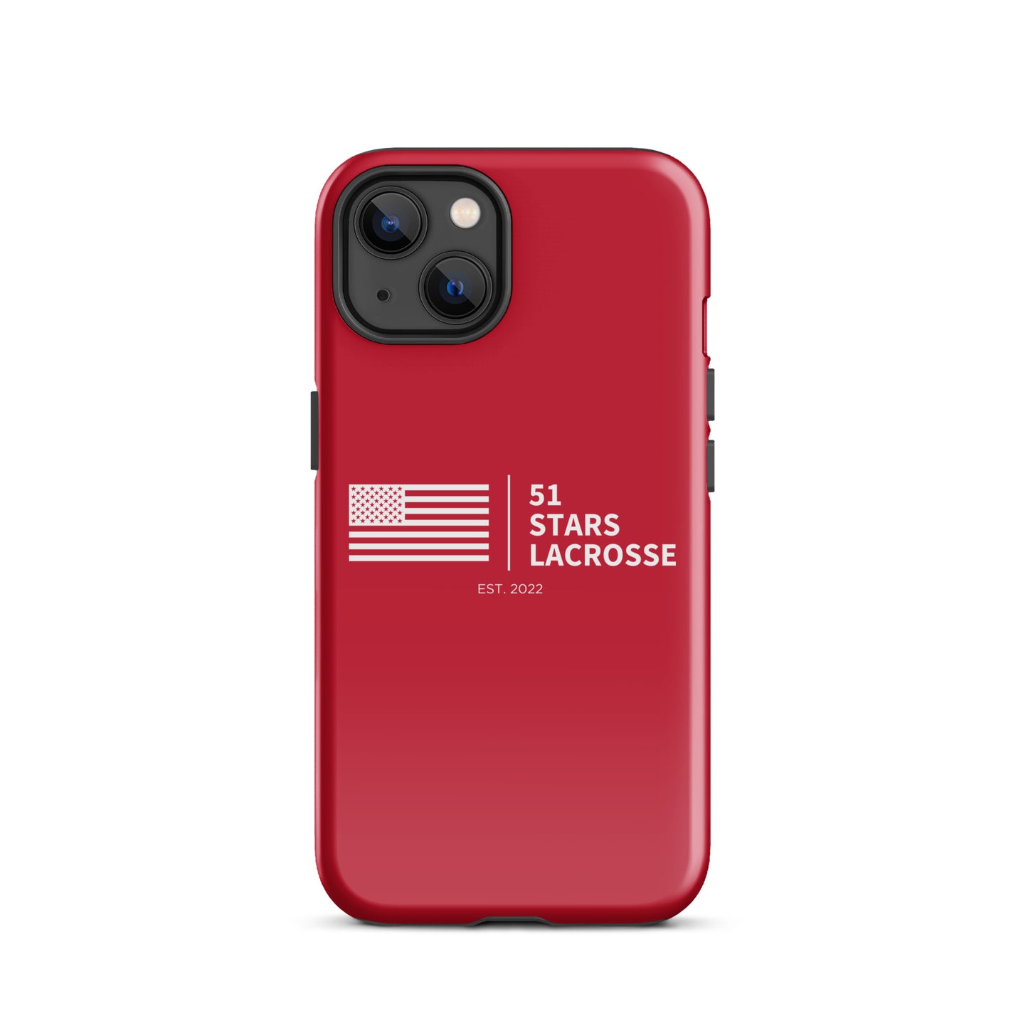 51 Stars Lacrosse Corner iPhone Case