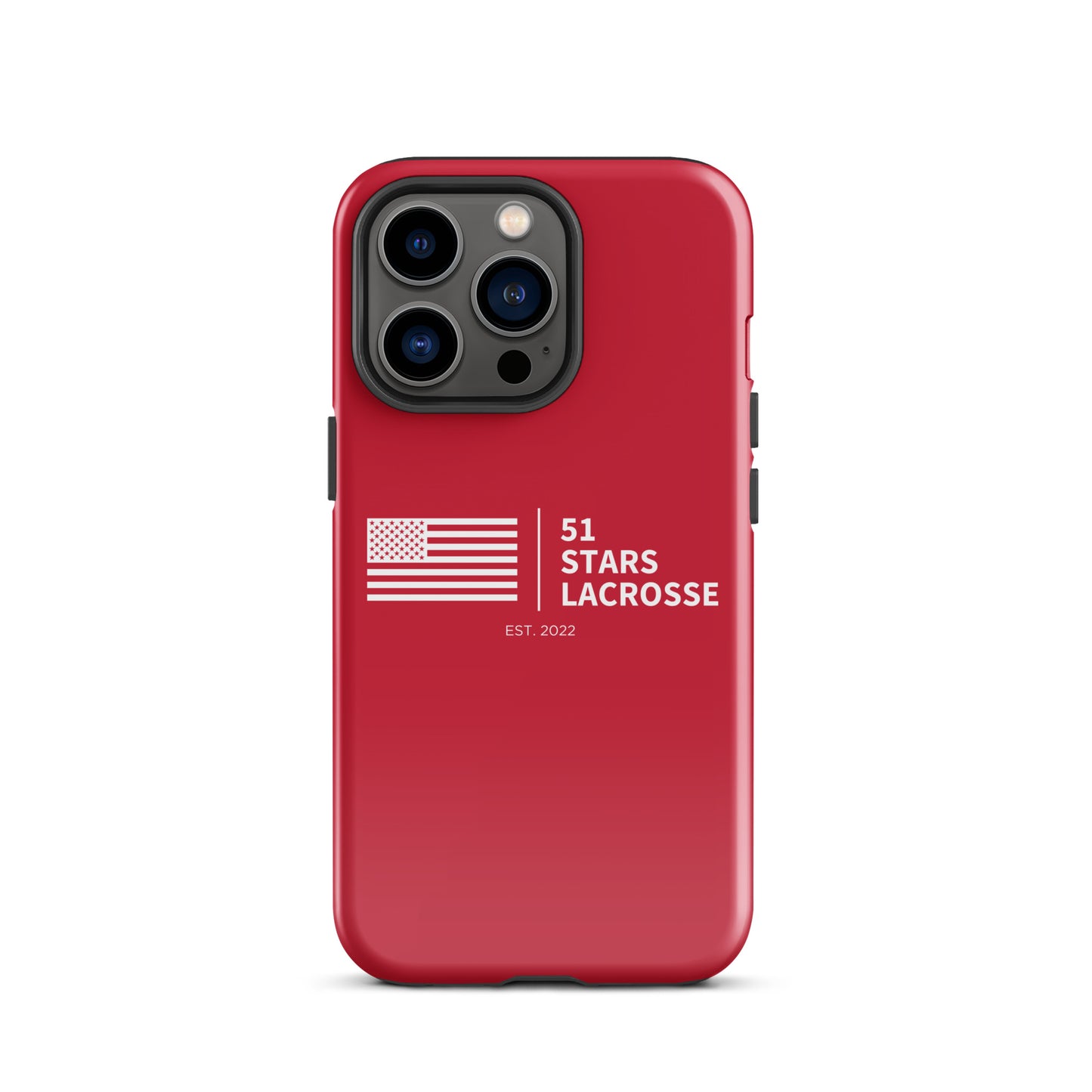 51 Stars Lacrosse Corner iPhone Case