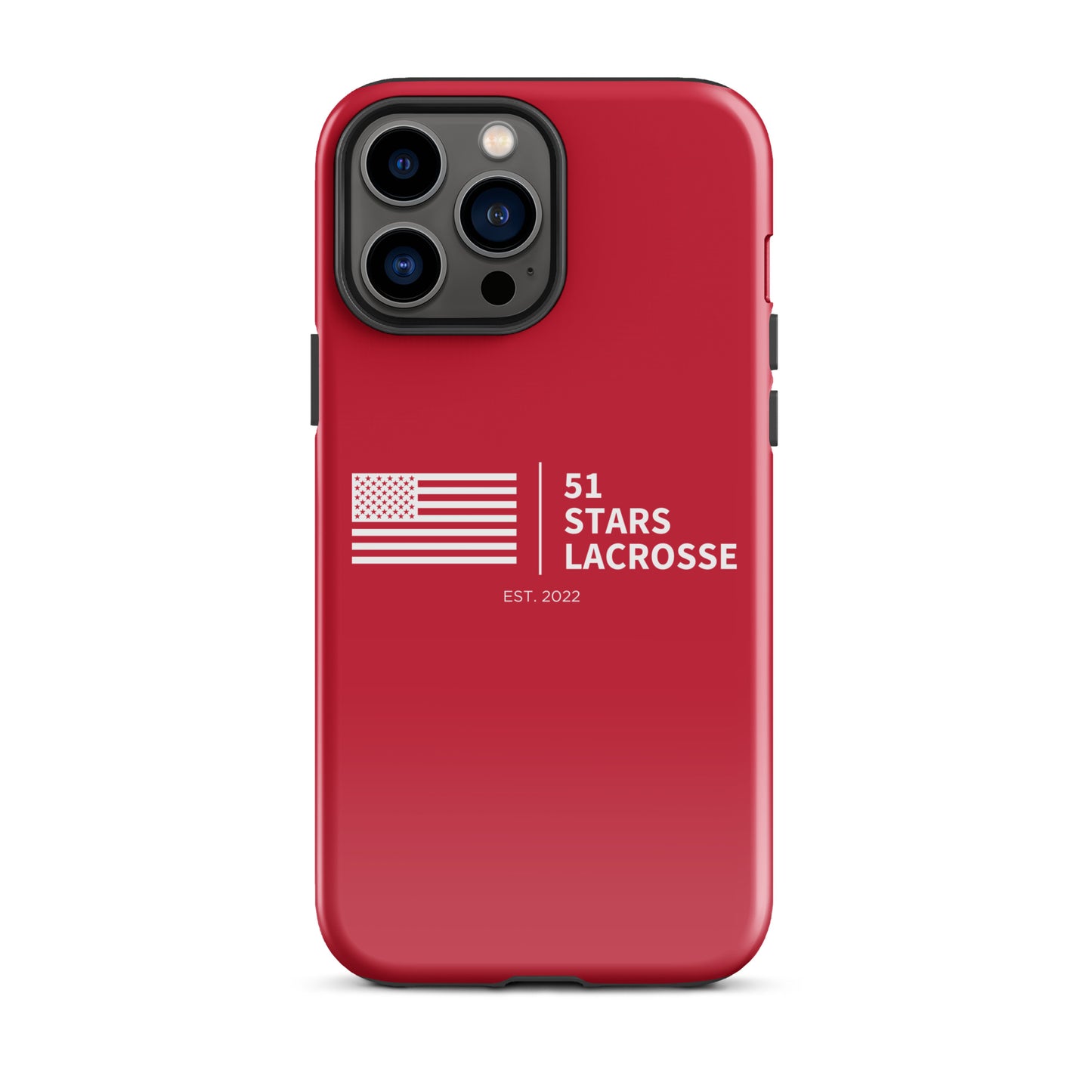 51 Stars Lacrosse Corner iPhone Case