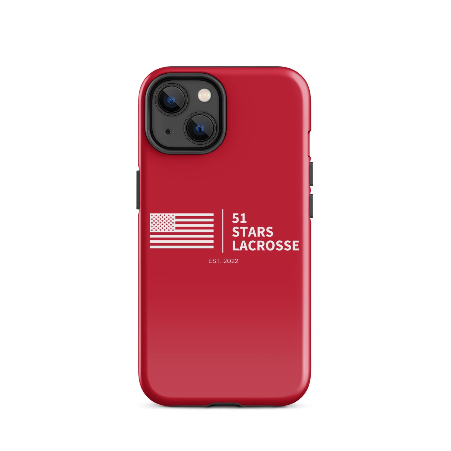 51 Stars Lacrosse Corner iPhone Case