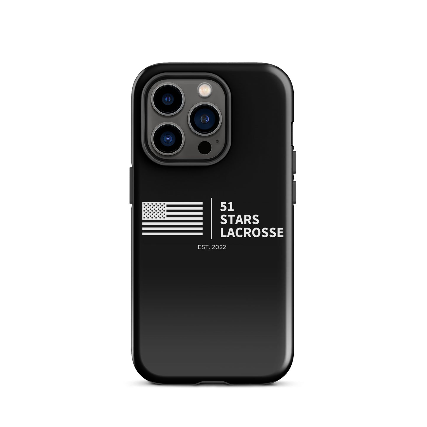 51 Stars Lacrosse Corner iPhone Case