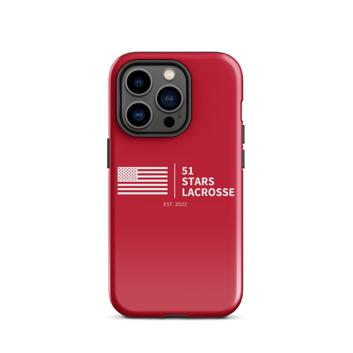 51 Stars Lacrosse Corner iPhone Case