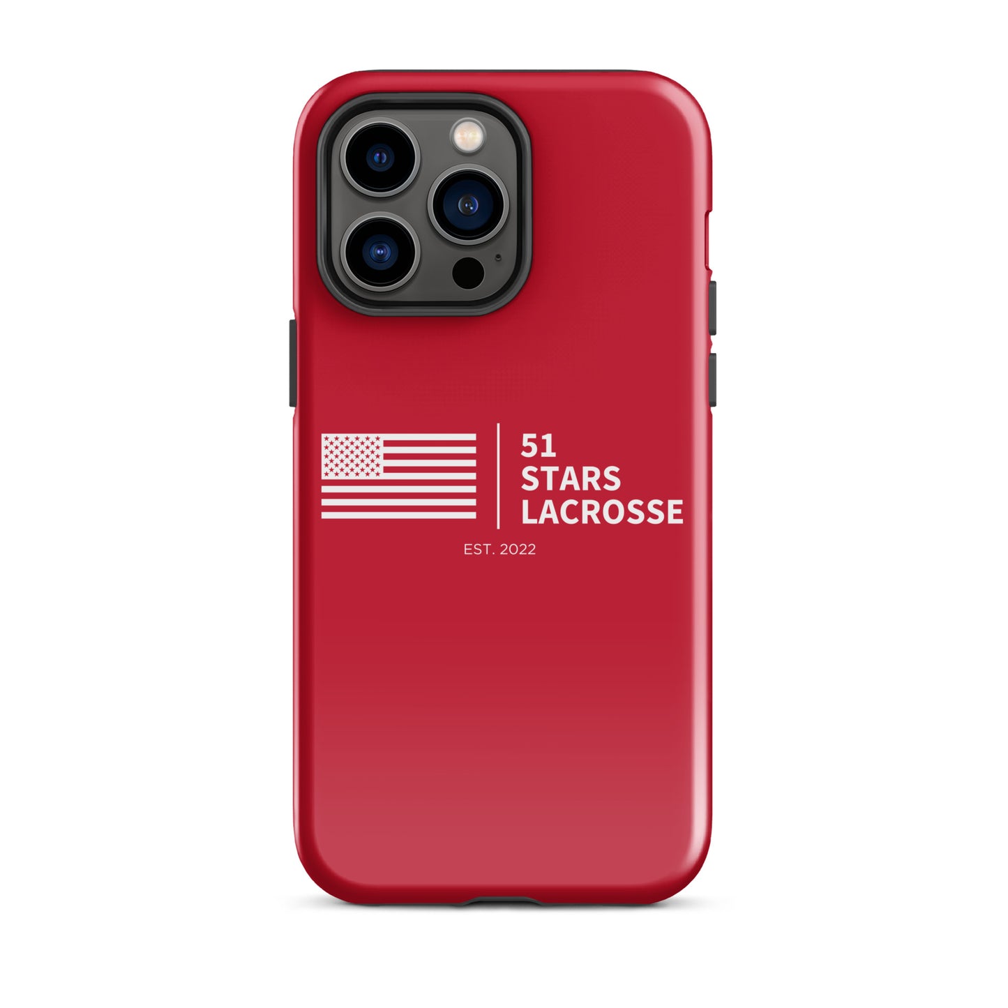 51 Stars Lacrosse Corner iPhone Case