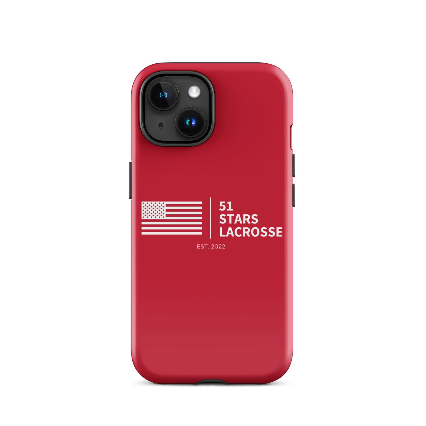 51 Stars Lacrosse Corner iPhone Case