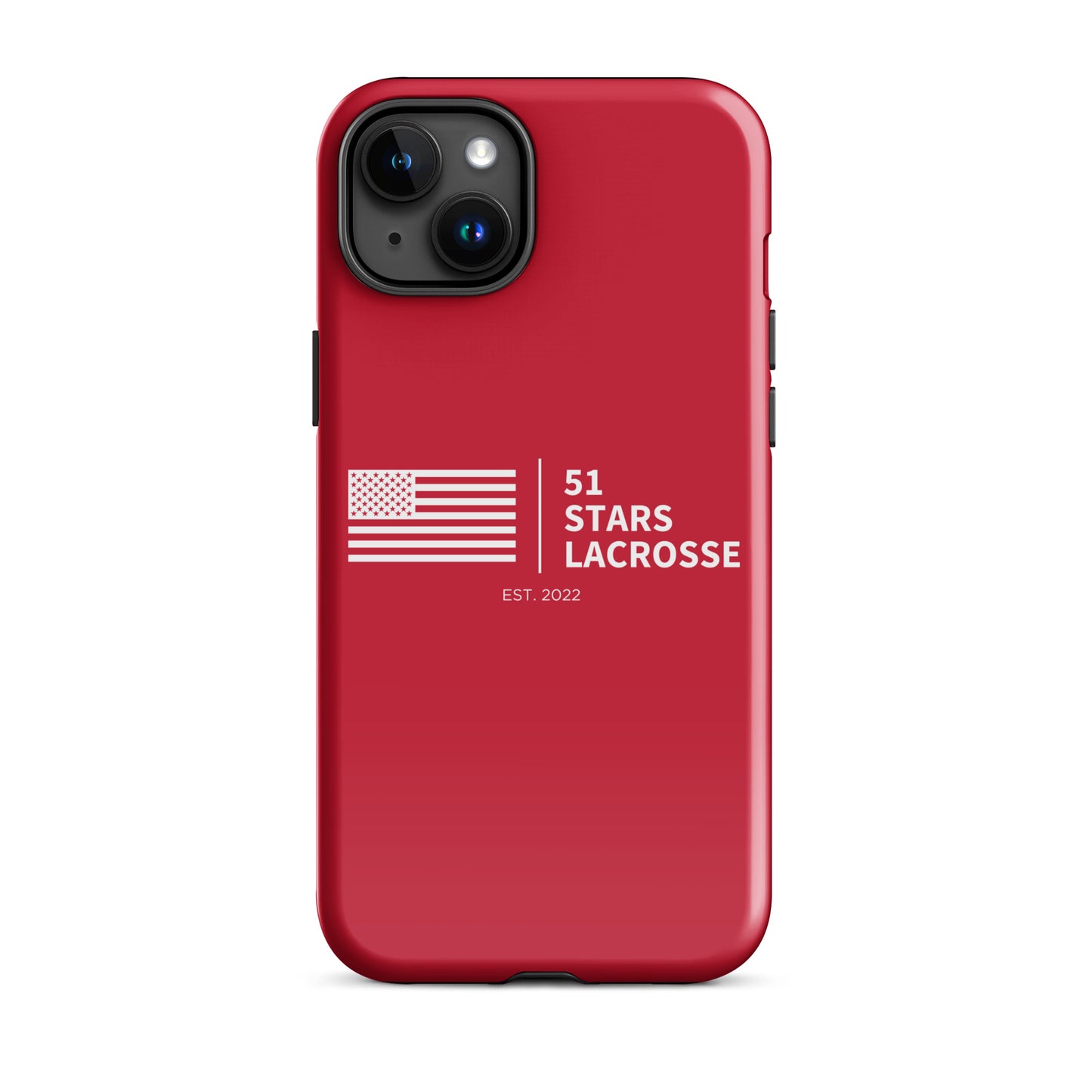 51 Stars Lacrosse Corner iPhone Case