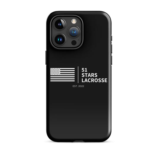 51 Stars Lacrosse Corner iPhone Case