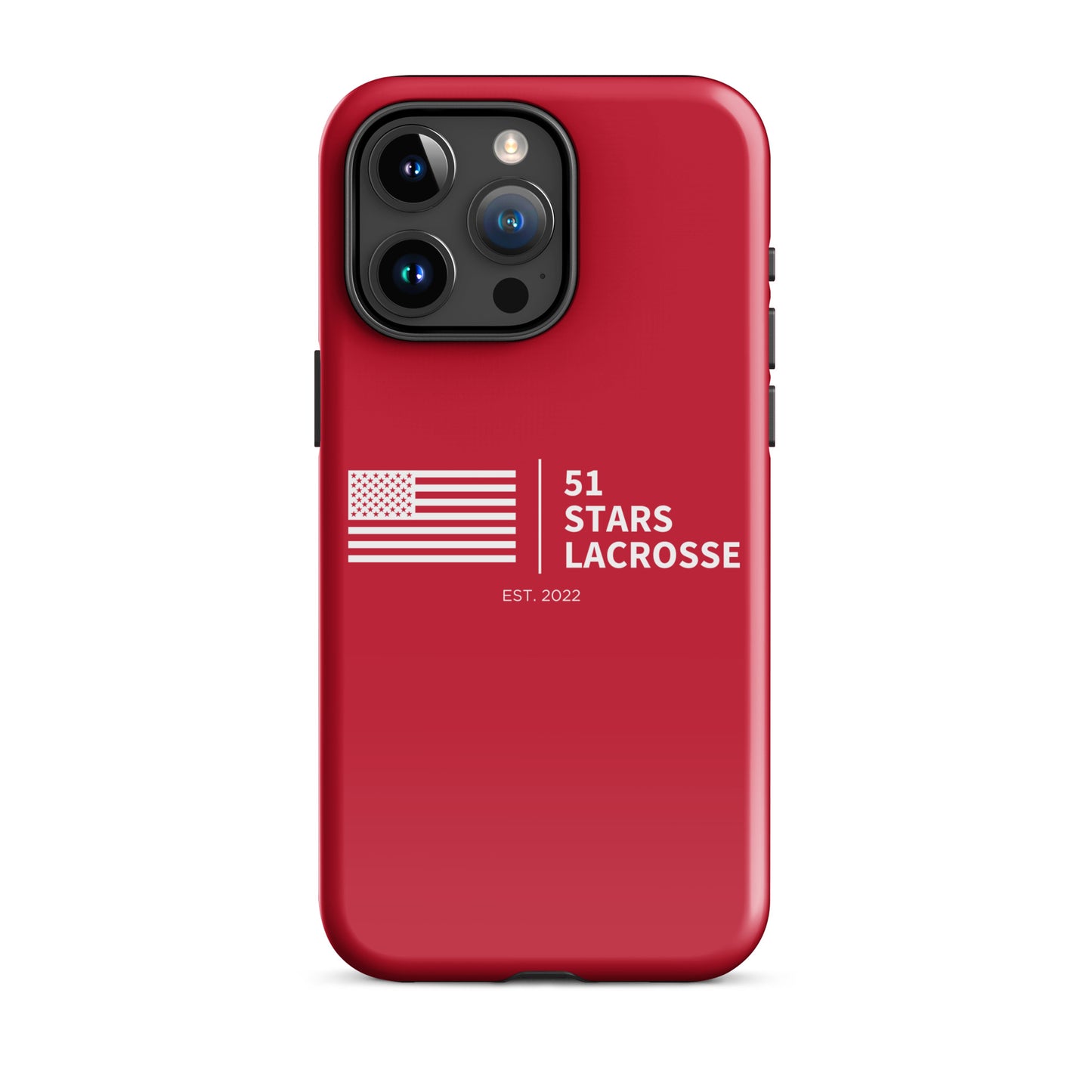 51 Stars Lacrosse Corner iPhone Case