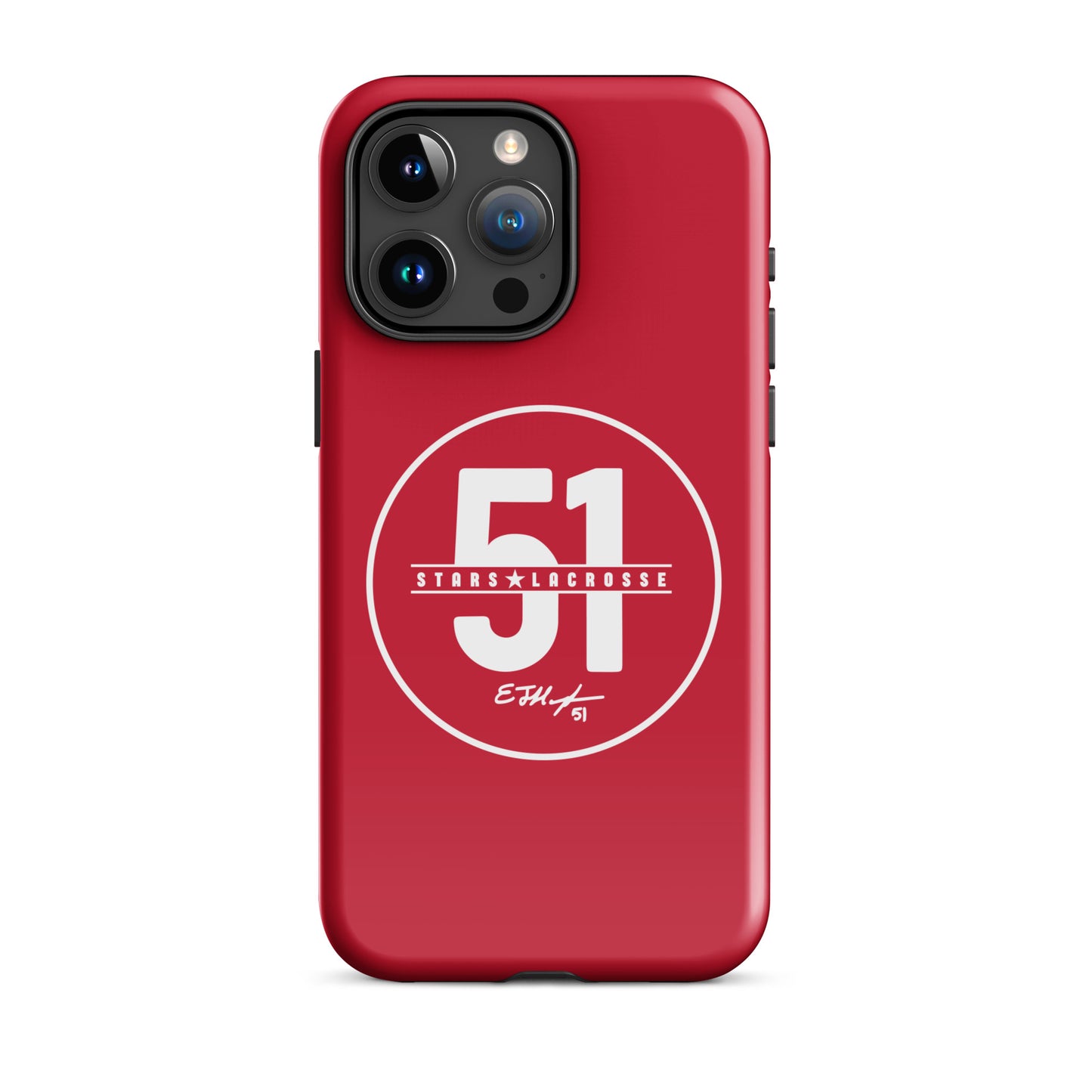 51 Stars Lacrosse Corner iPhone Case