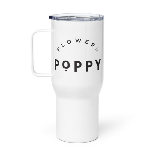 Poppy Flowers Travel Mug (25oz)