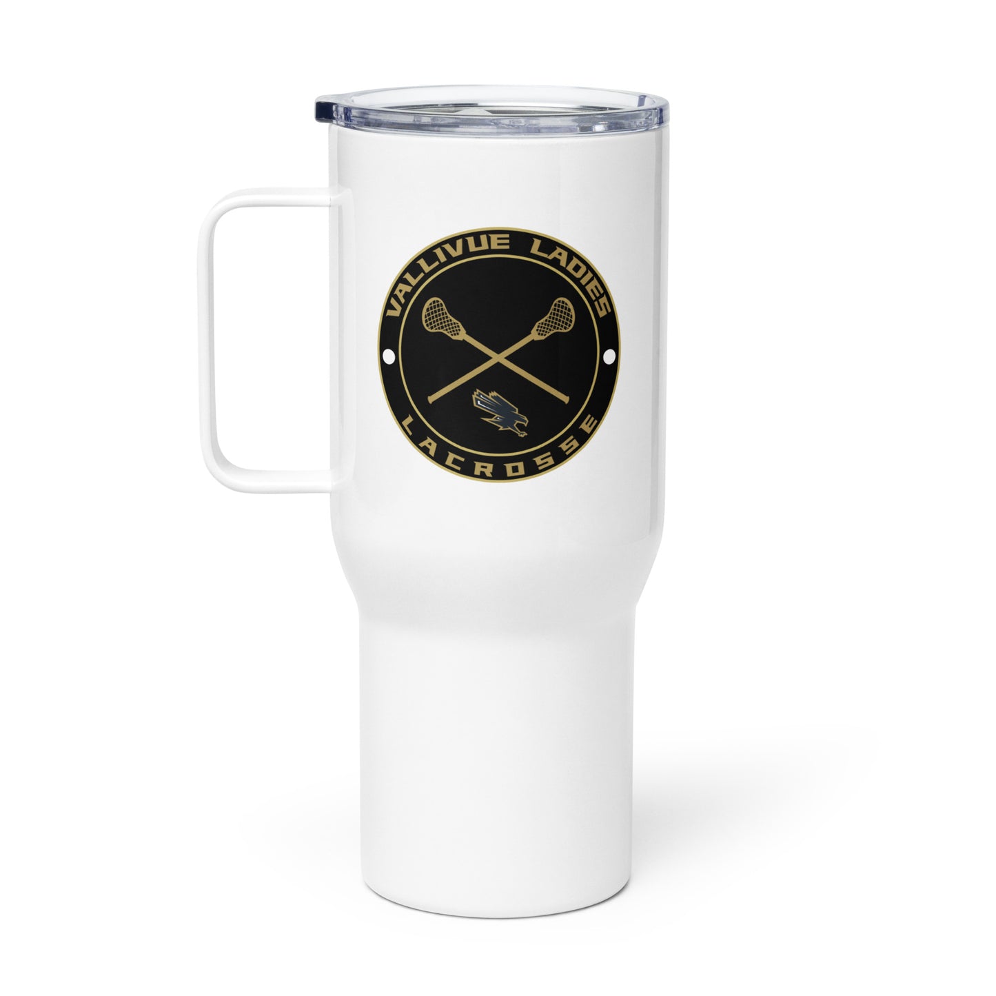 Vallivue Lacrosse Travel Mug (25oz)