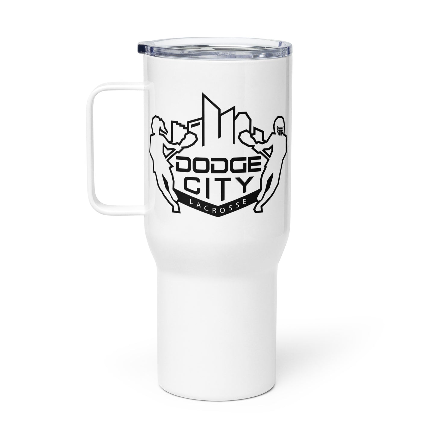 Dodge City Lacrosse Travel Mug (25oz)