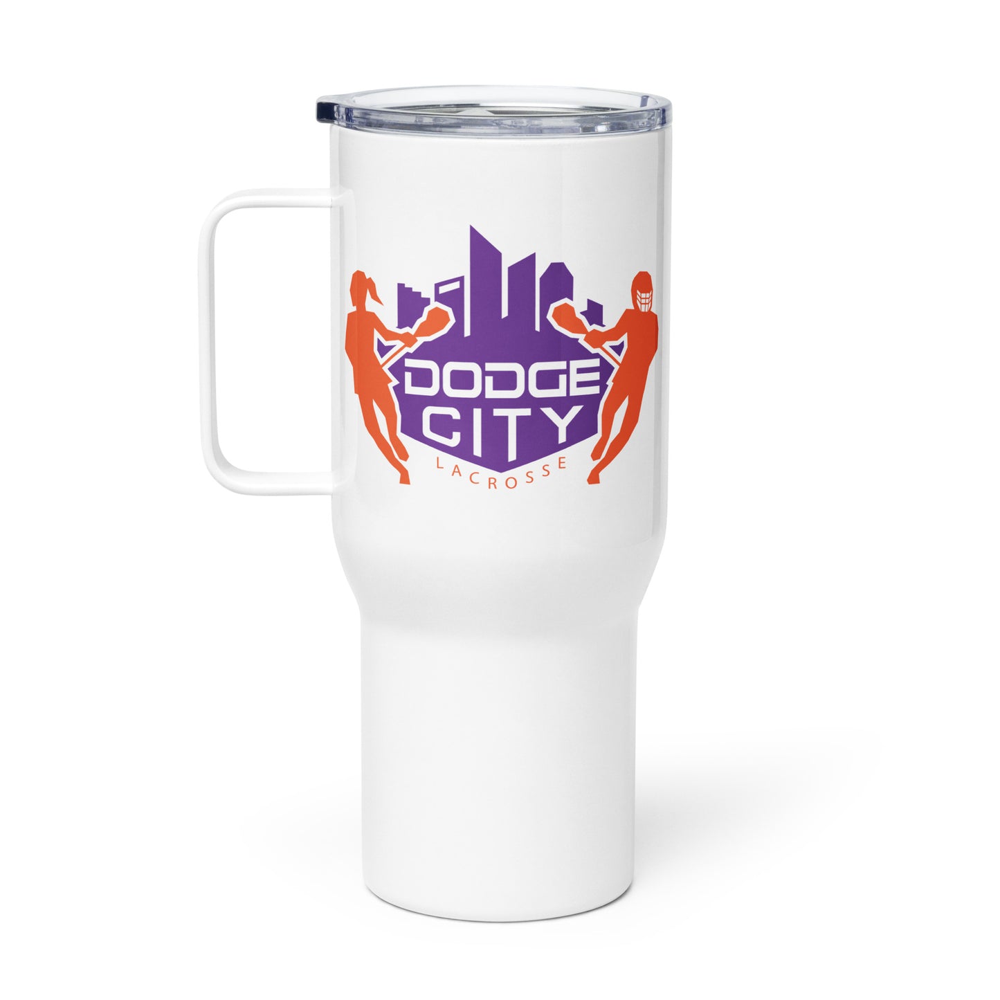 Dodge City Lacrosse Travel Mug (25oz)