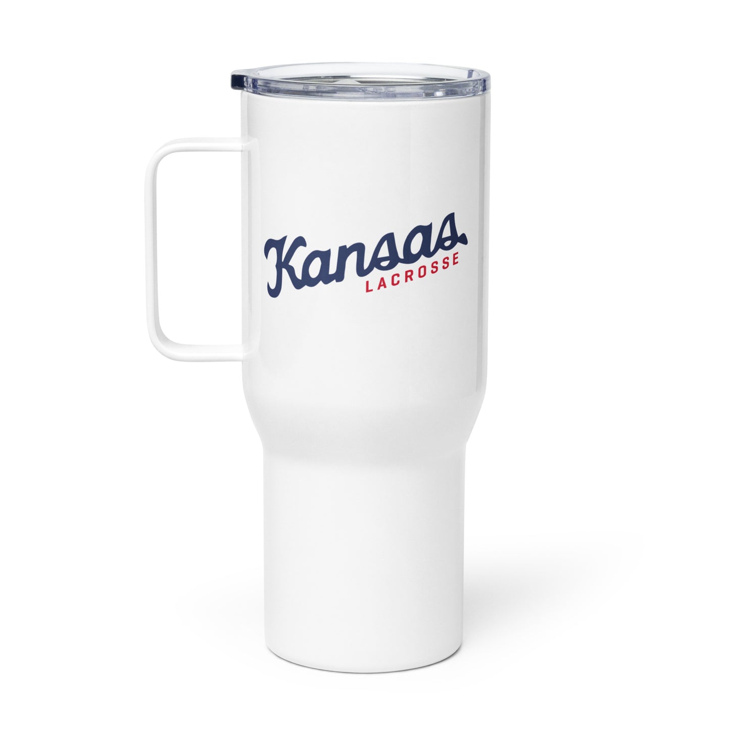 KU Club Lacrosse Travel Mug (25oz)