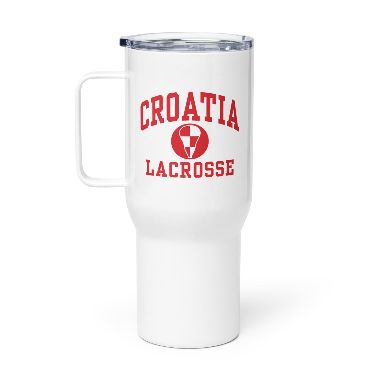 Croatia Lacrosse Travel Mug (25oz)