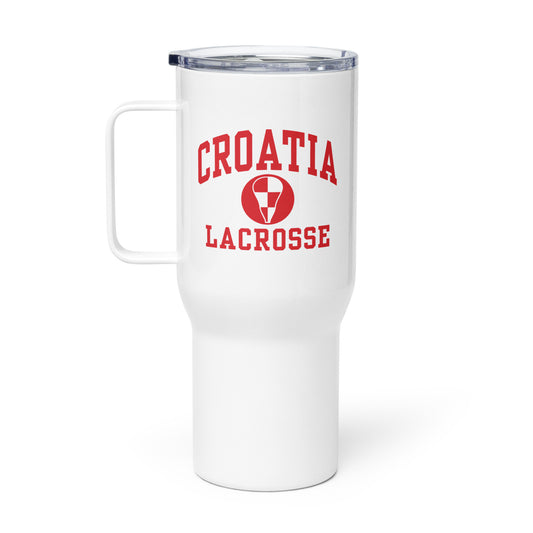 Croatia Lacrosse Travel Mug (25oz)
