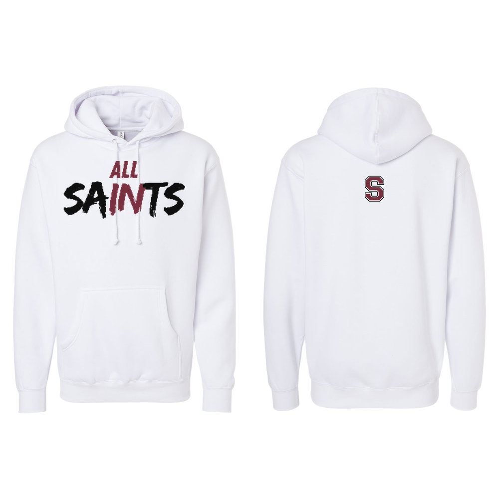 All Saints Hoodie — Adult White
