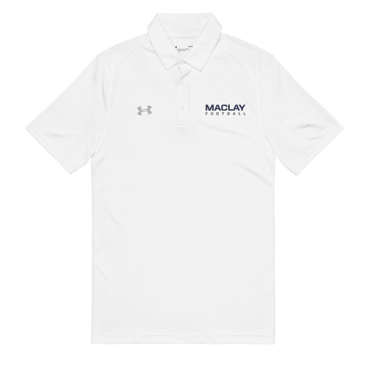 Adult Maclay Football Under Armour Tech Polo
