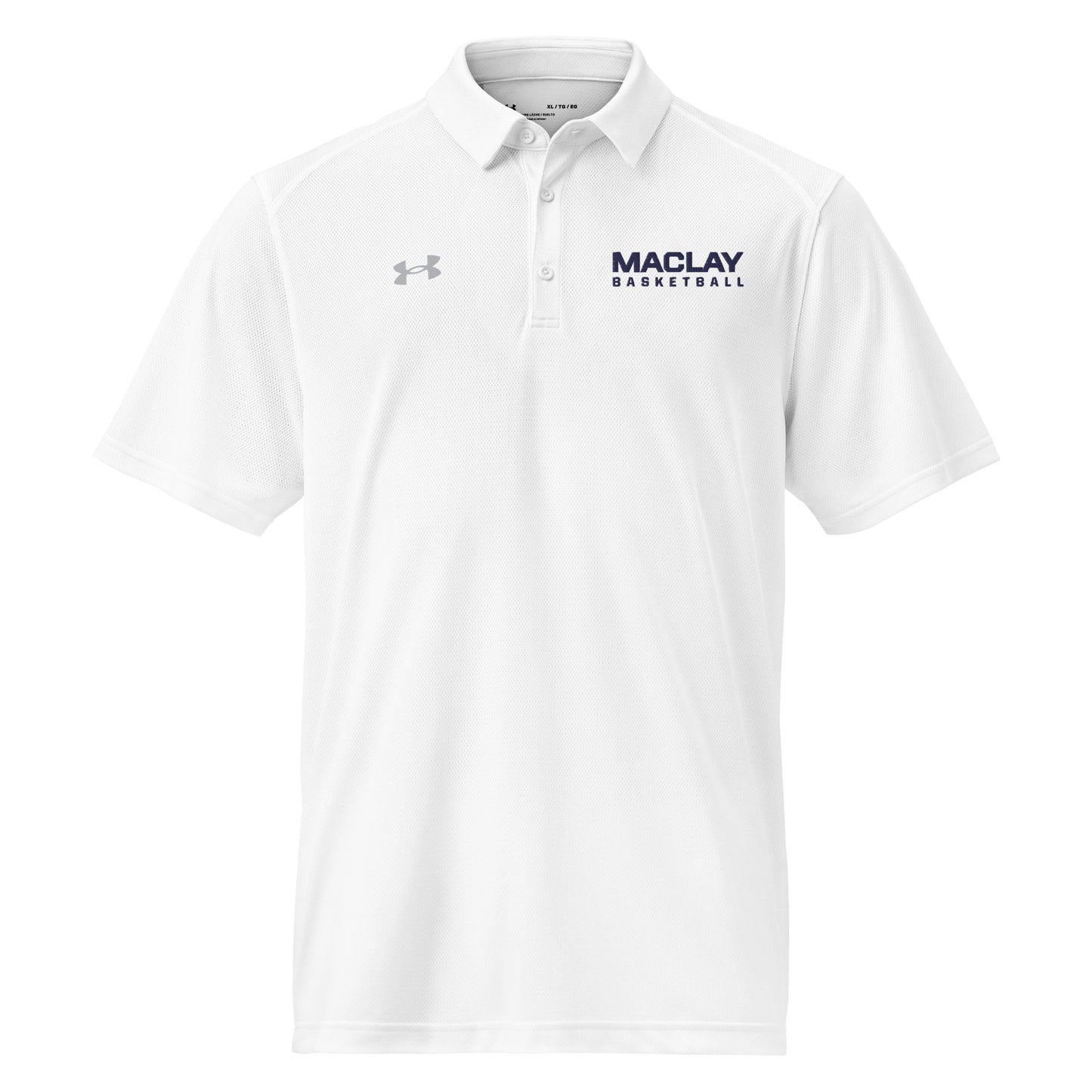 Adult Maclay Basketball Men's Under Armour Tech Polo