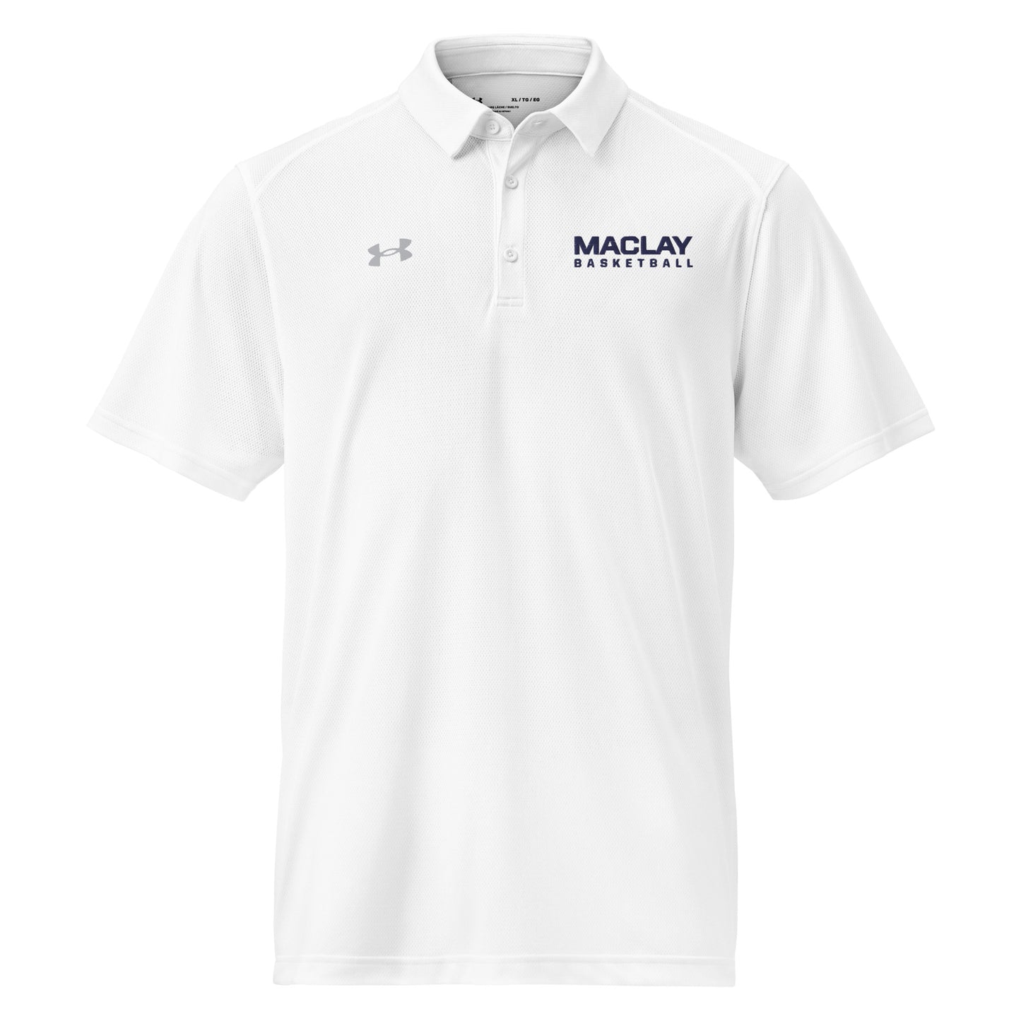 Adult Maclay Basketball Under Armour Tech Polo