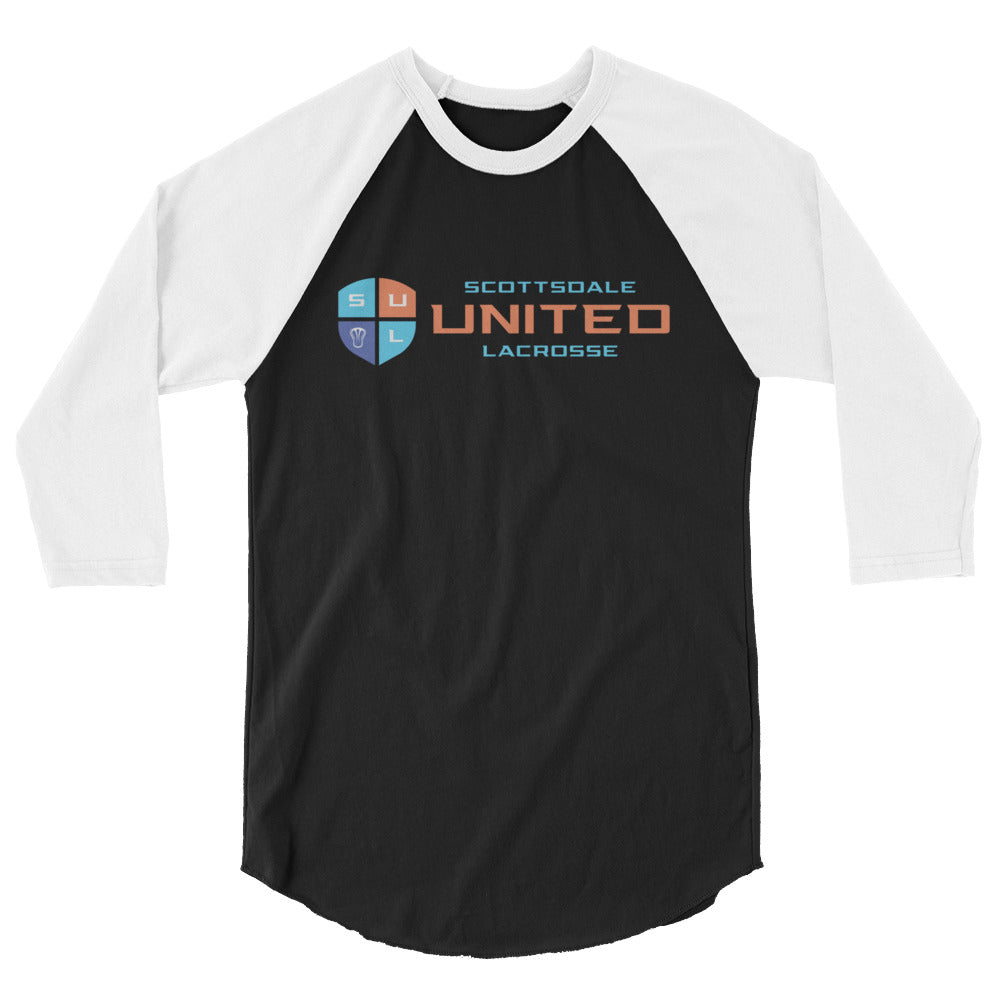 Adult United Lacrosse Club 3/4 Sleeve Raglan Tee