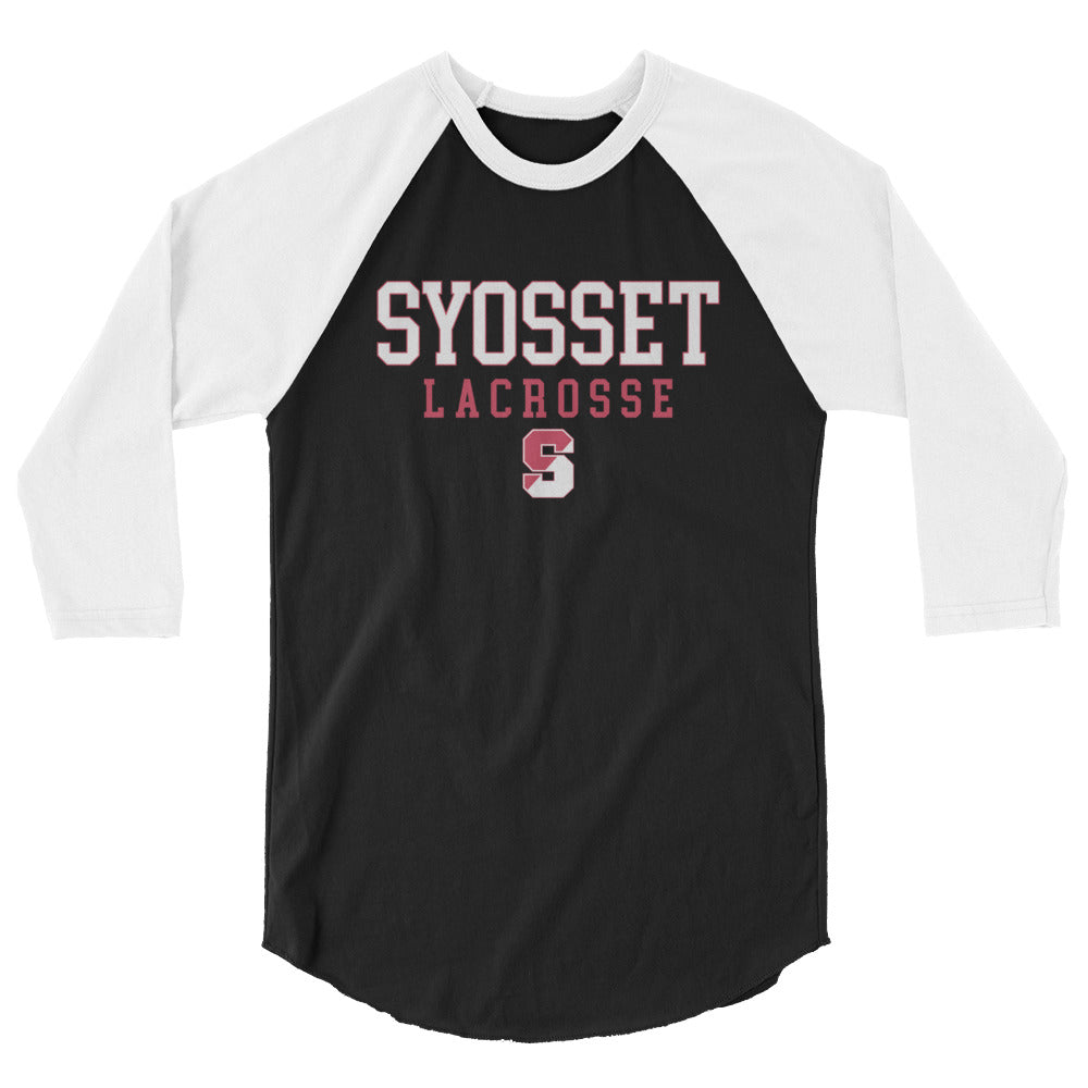 Adult Syosset Lacrosse 3/4 Sleeve Shirt