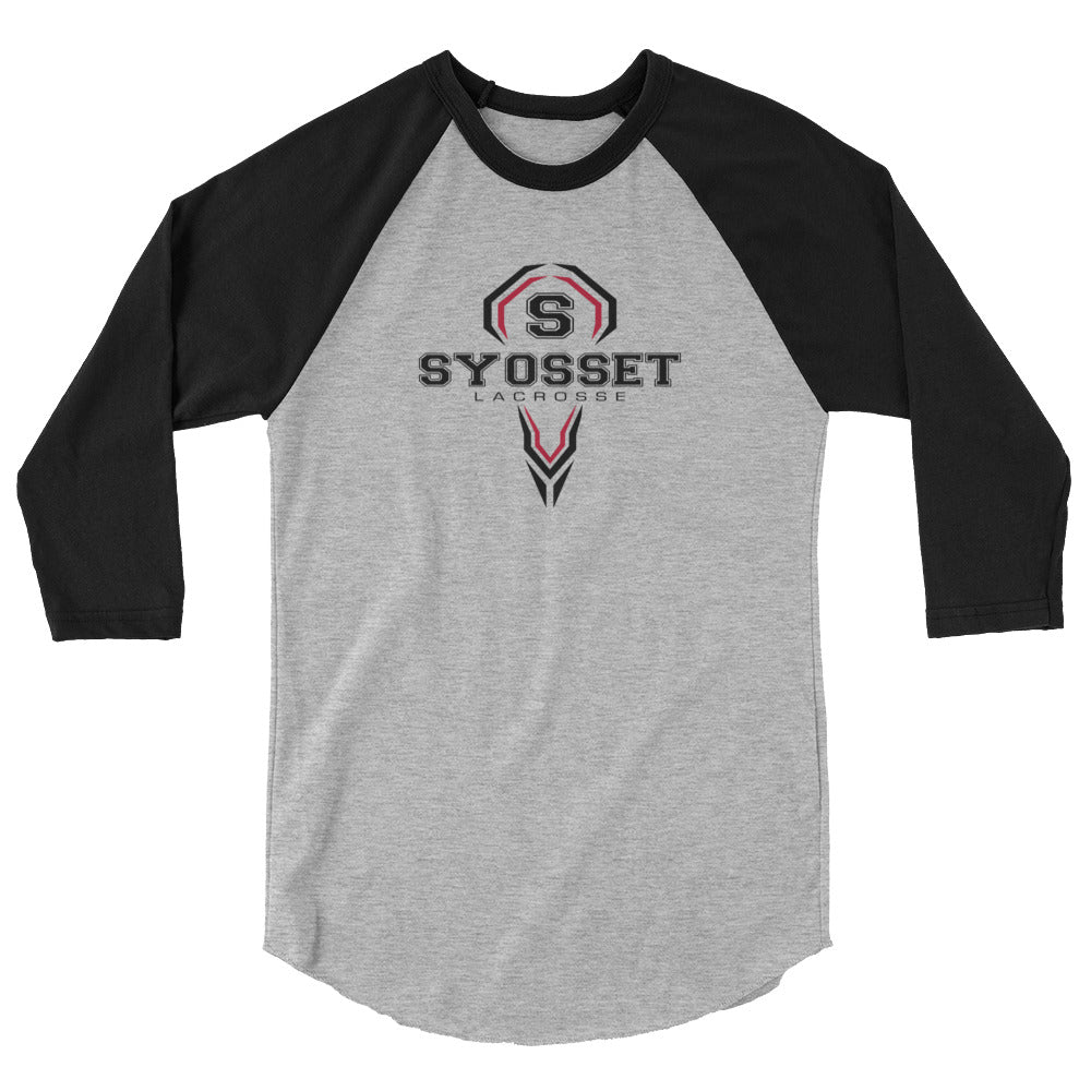 Adult Syosset Lacrosse 3/4 Sleeve Shirt