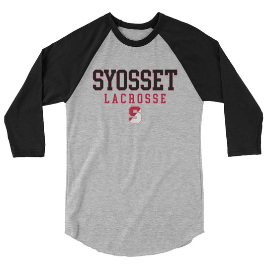 Adult Syosset Lacrosse 3/4 Sleeve Shirt