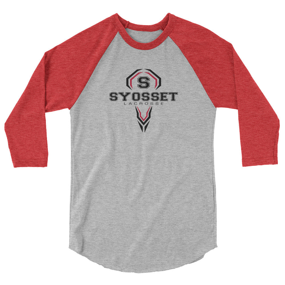 Adult Syosset Lacrosse 3/4 Sleeve Shirt
