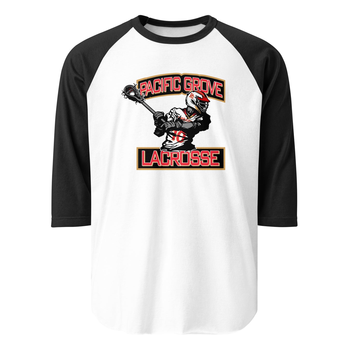 Adult Pacific Grove Lacrosse 3/4 Sleeve Shirt