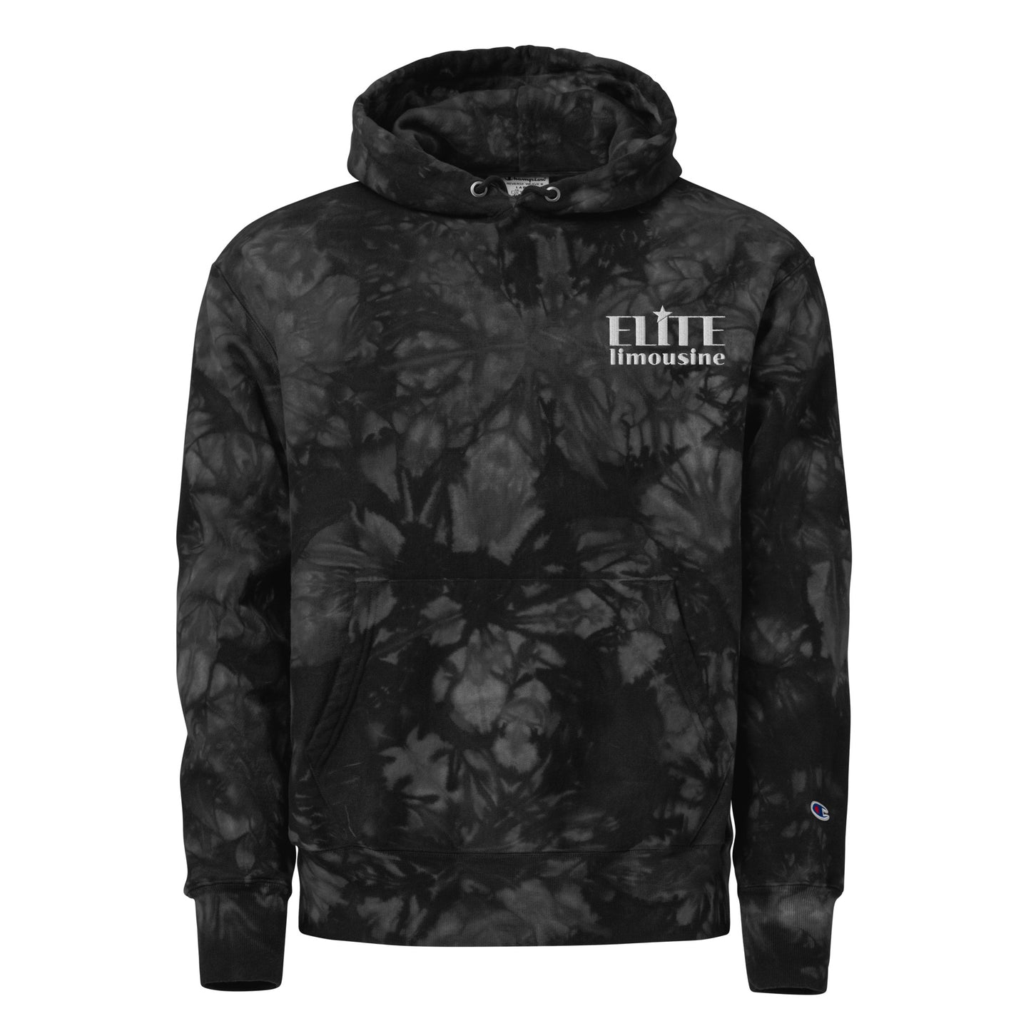 Adult Elite Limo Embroidered Champion Tie-dye Hoodie