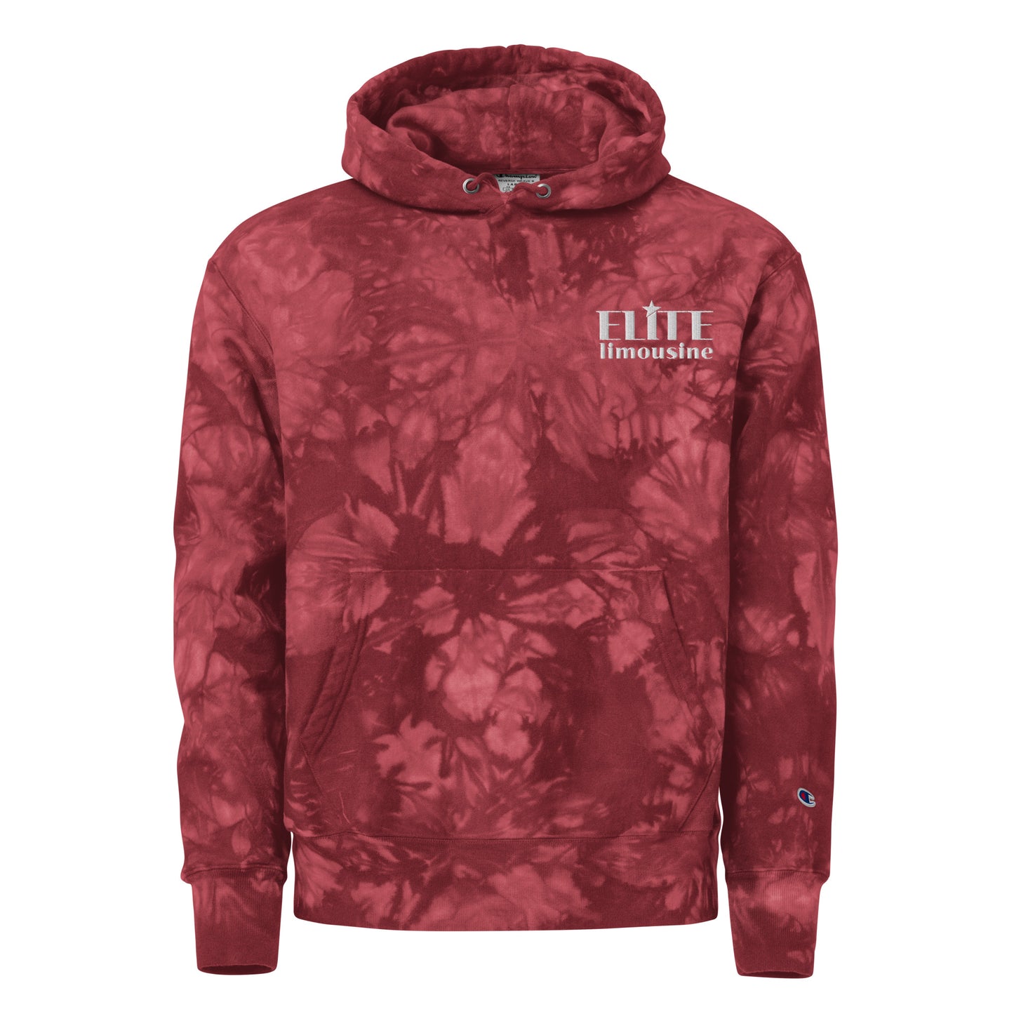 Adult Elite Limo Embroidered Champion Tie-dye Hoodie