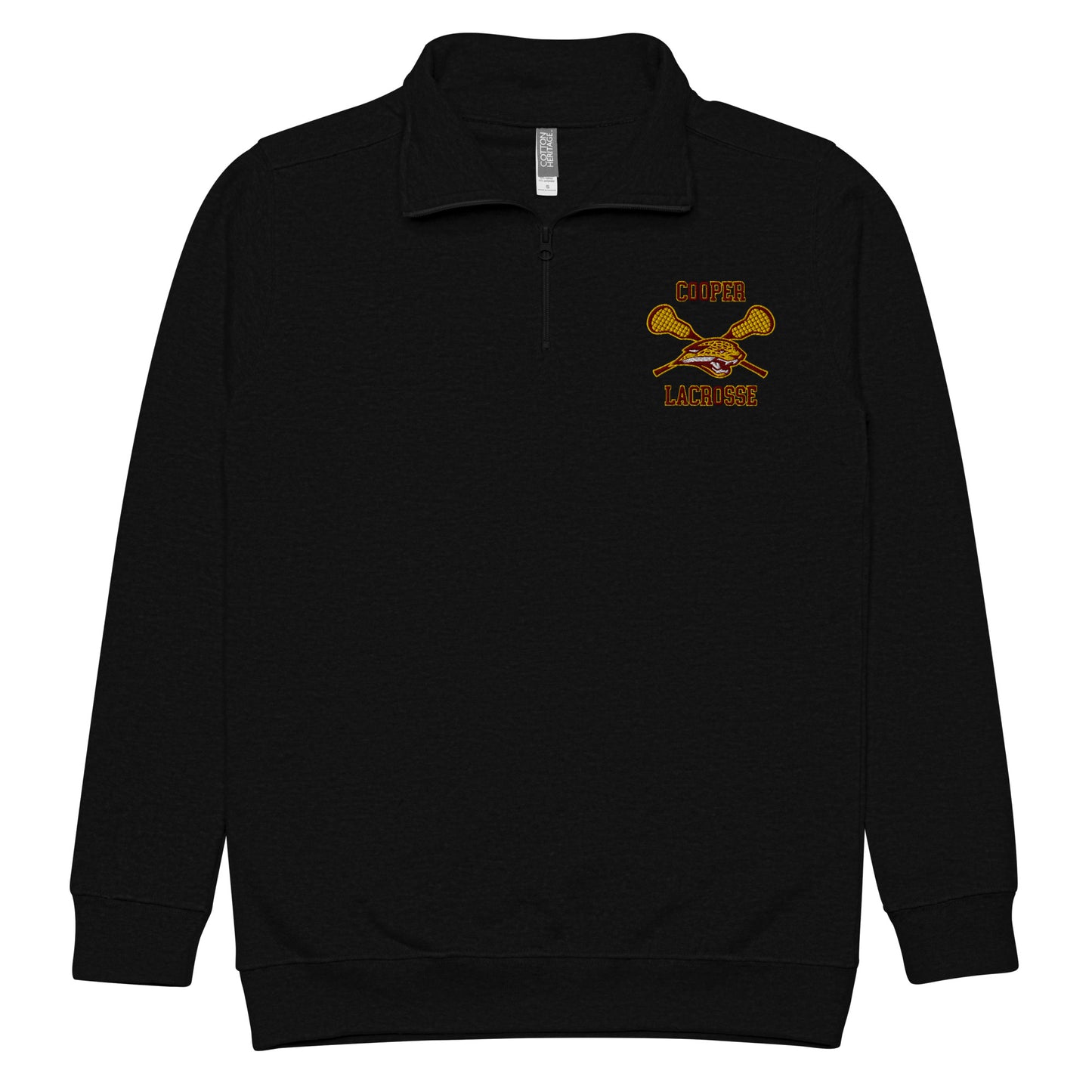 Adult Cooper Lacrosse Cotton Heritage Fleece Quarter-Zip