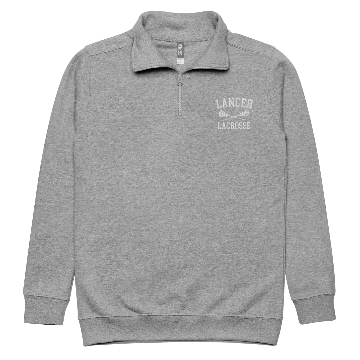 Adult Lancer Lacrosse Cotton Heritage Fleece Quarter-Zip