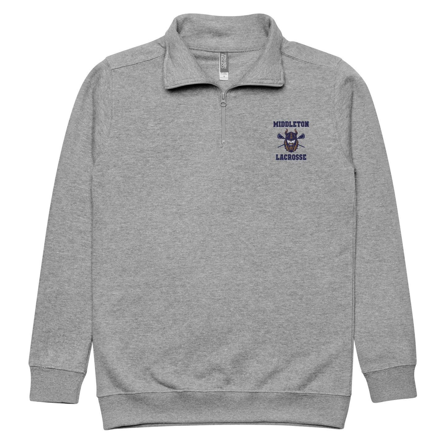 Adult Middleton Lacrosse Cotton Heritage Fleece Quarter-Zip