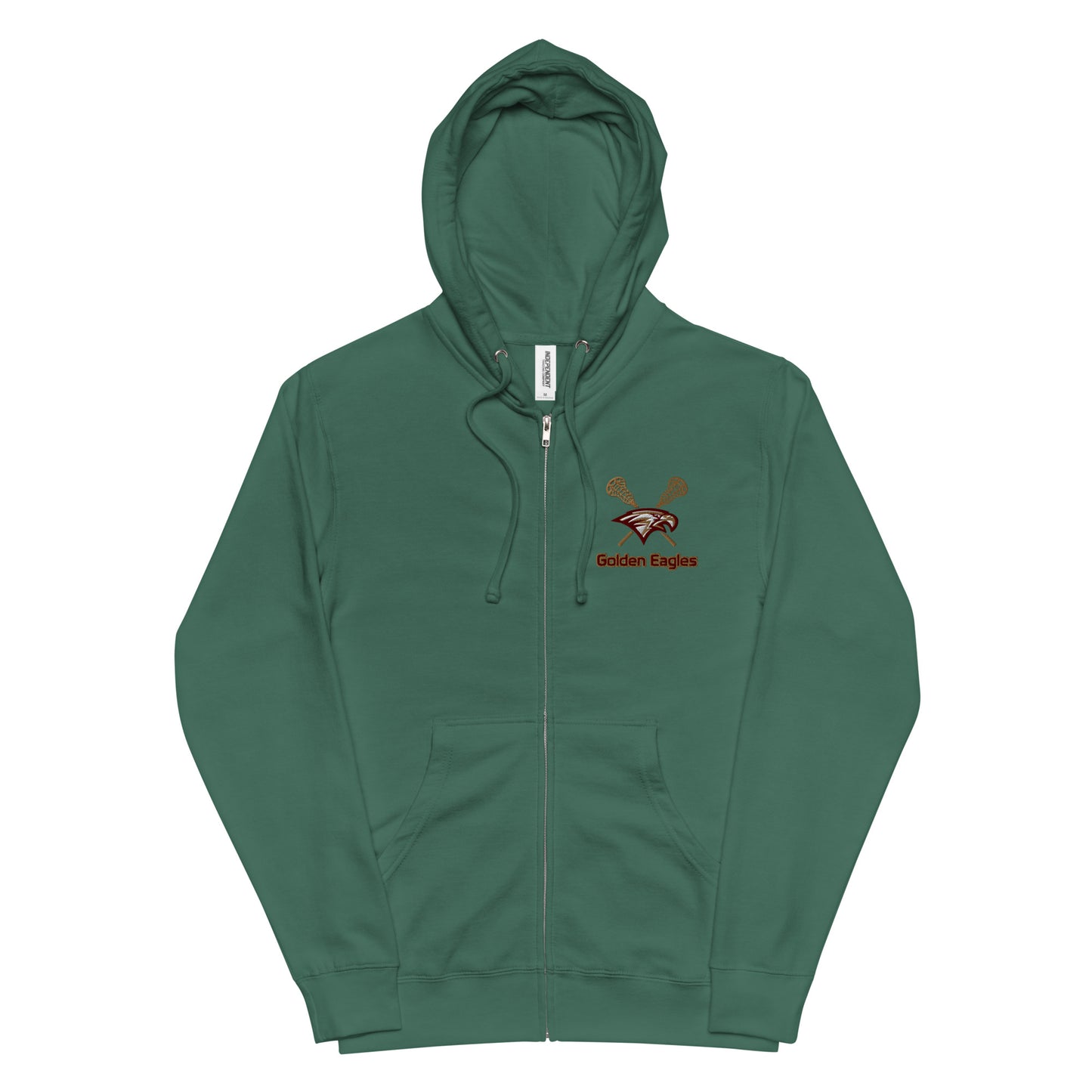Adult Maple Mountain Youth Lacrosse Fleece Zip Up Hoodie