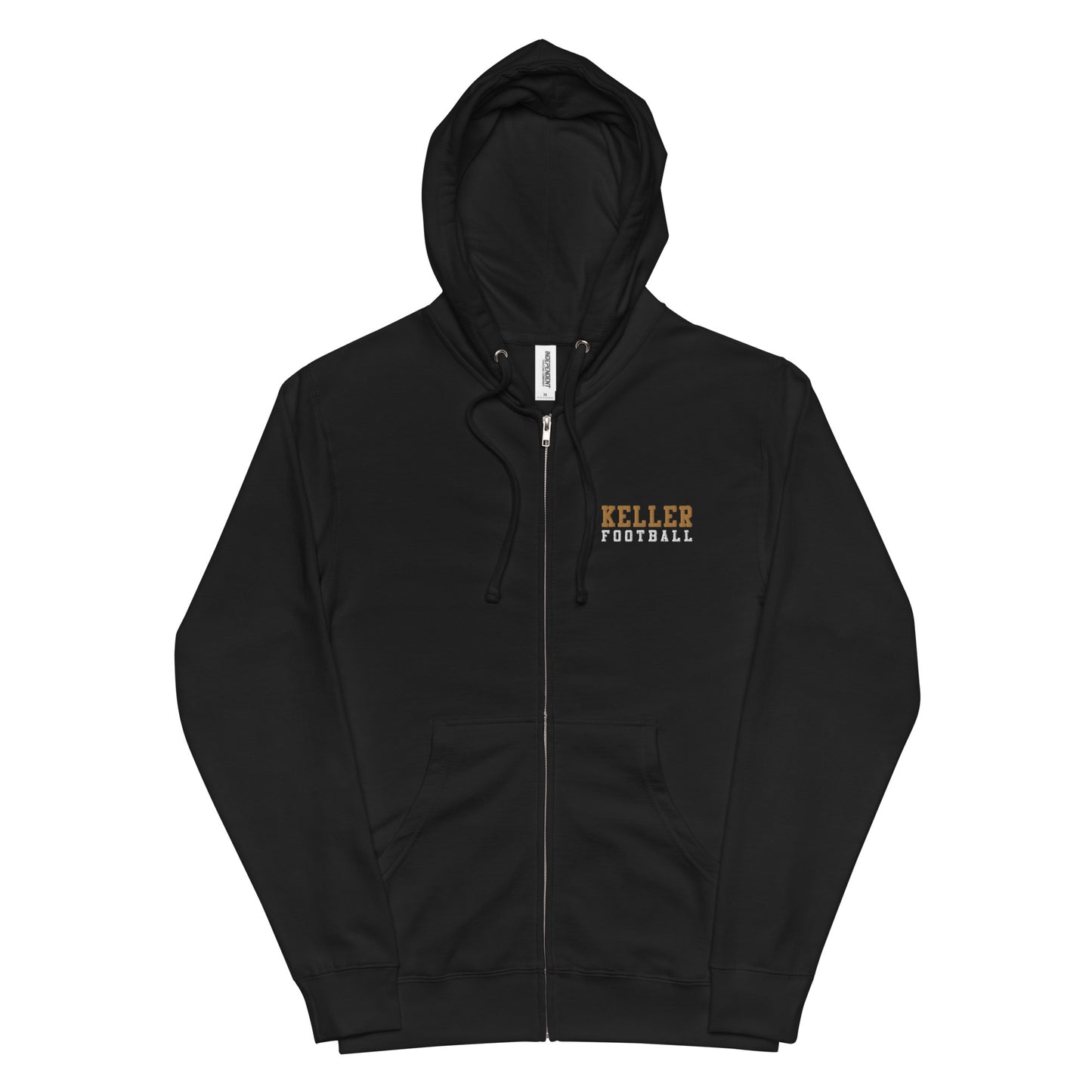 Adult Keller Football Fleece Zip Up Hoodie