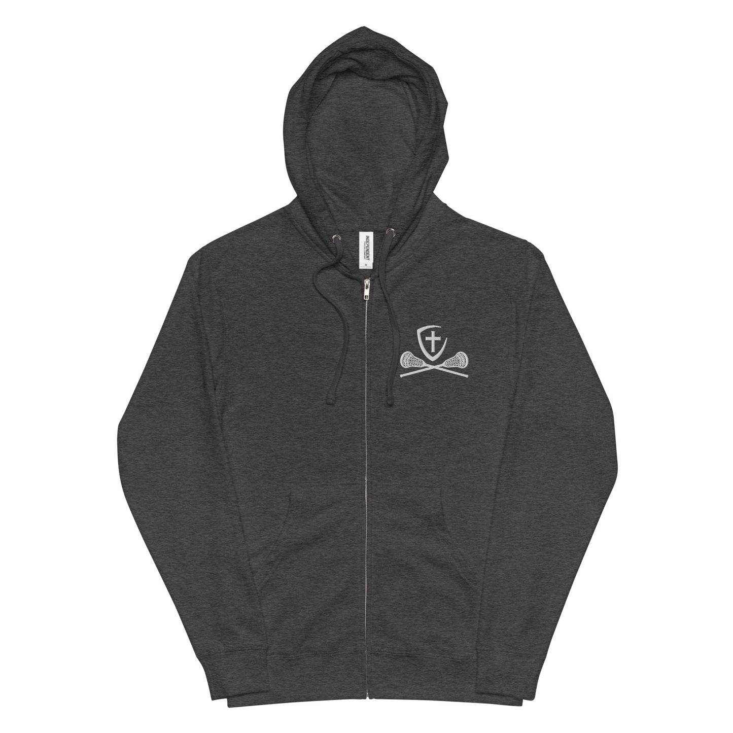 Adult Gonzaga Prep Lacrosse Midweight Zip Hoodie