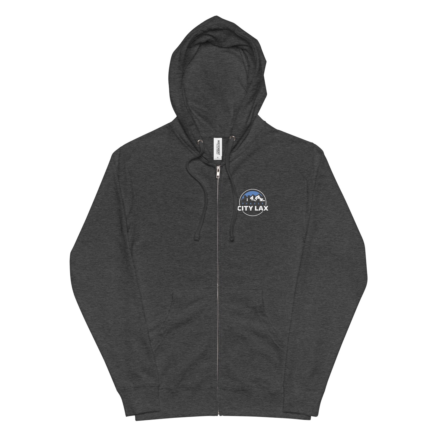Adult Denver City Lax Fleece Zip Up Hoodie