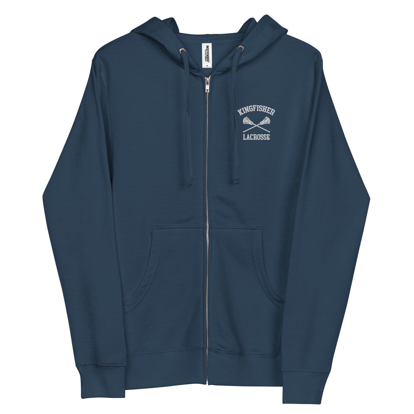 Adult Kingfisher Lacrosse Full Zip Hoodie