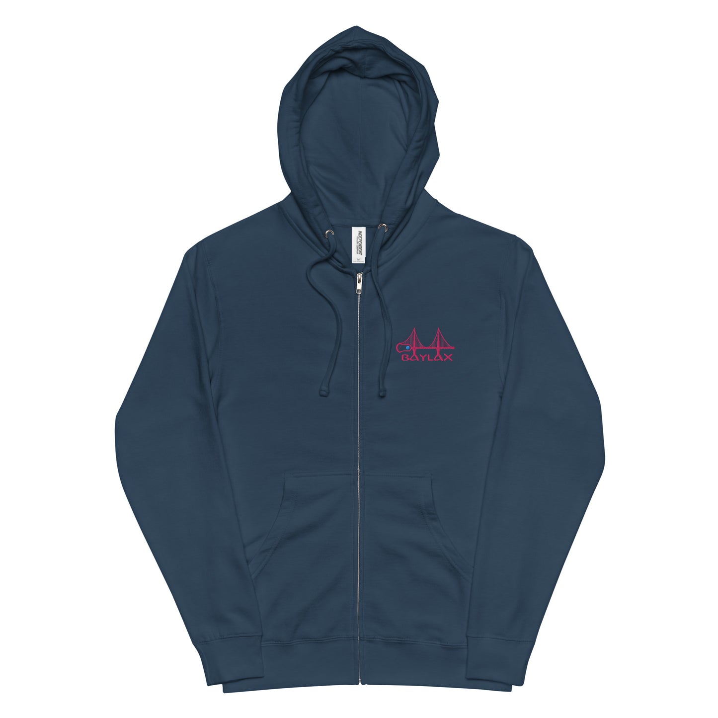 Adult BayLax Fleece Zip Up Hoodie