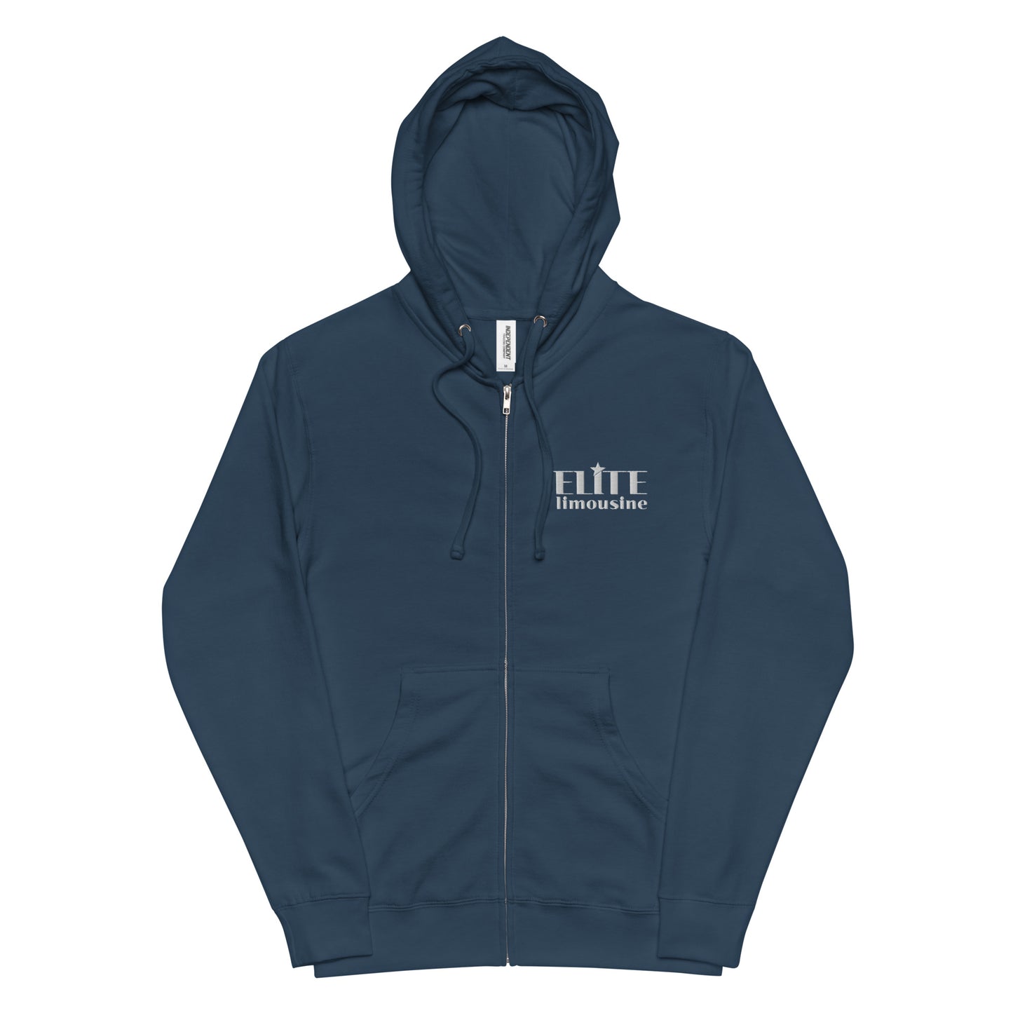 Adult Elite Limo Embroidered Midweight Full-zip Hoodie