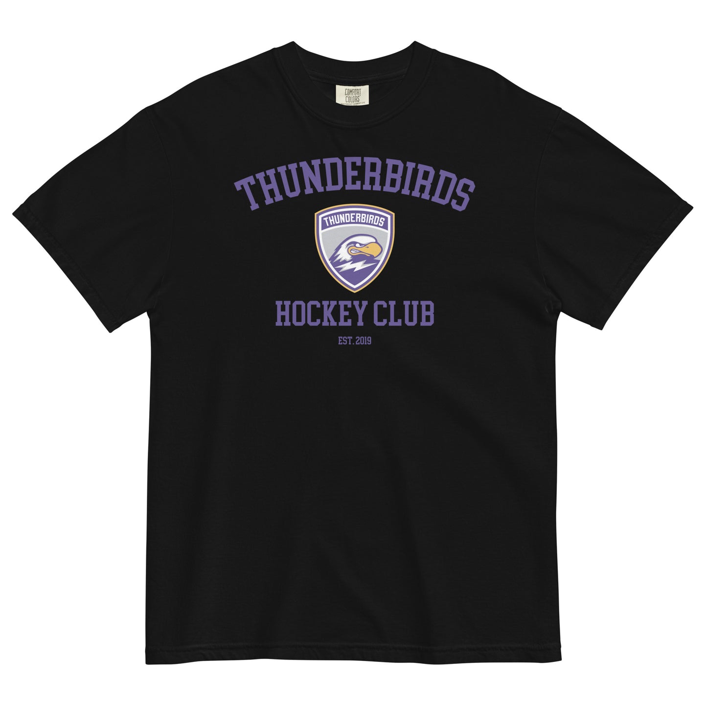 Adult Thunderbirds Hockey Comfort Colors T-Shirt