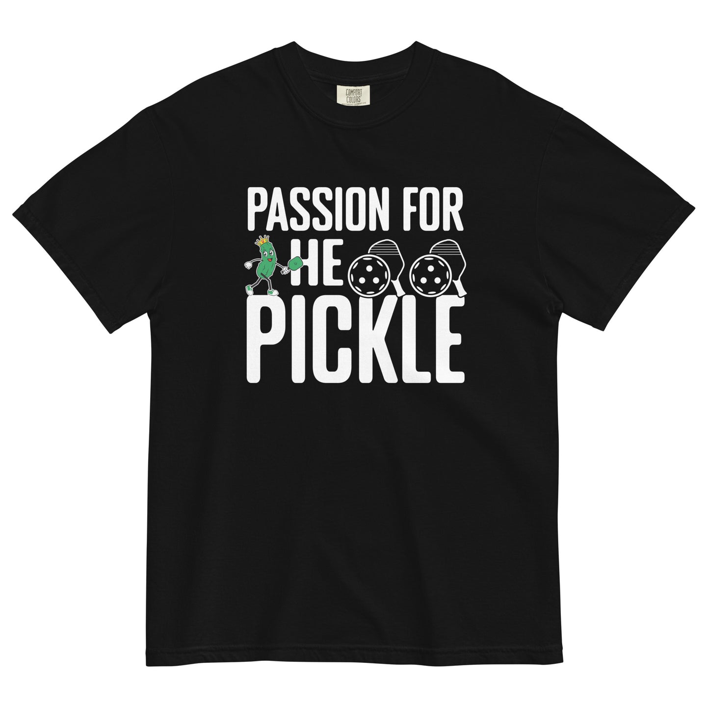 Adult QC Pickleball Club Comfort Colors Heavyweight T-shirt