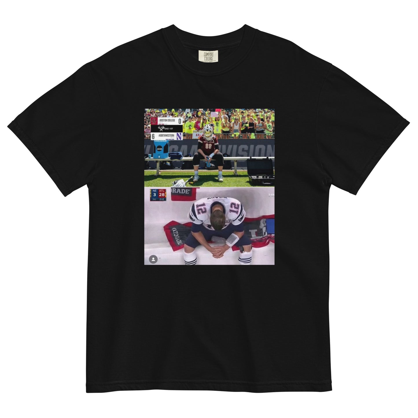 Adult Eags Lacrosse Comfort Colors T-shirt