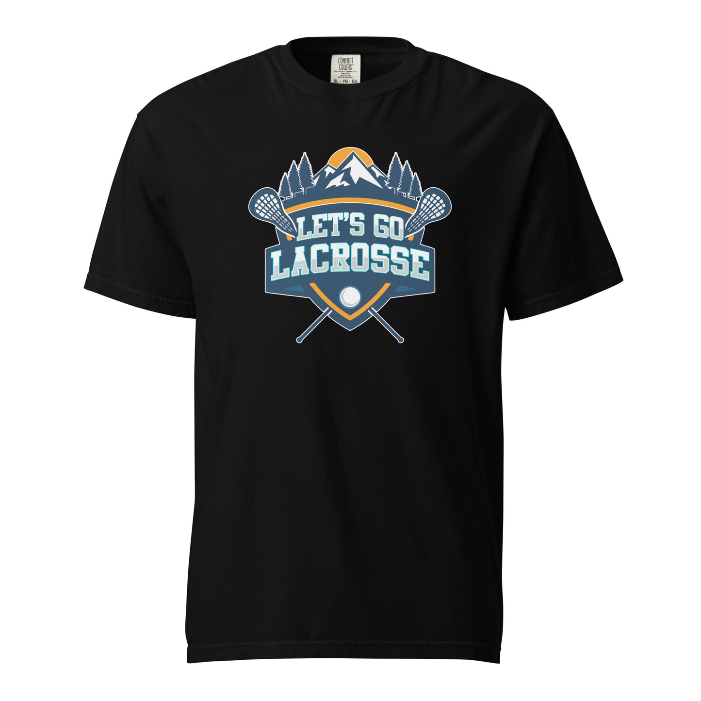Adult Let's Go Lacrosse Comfort Colors T-shirt