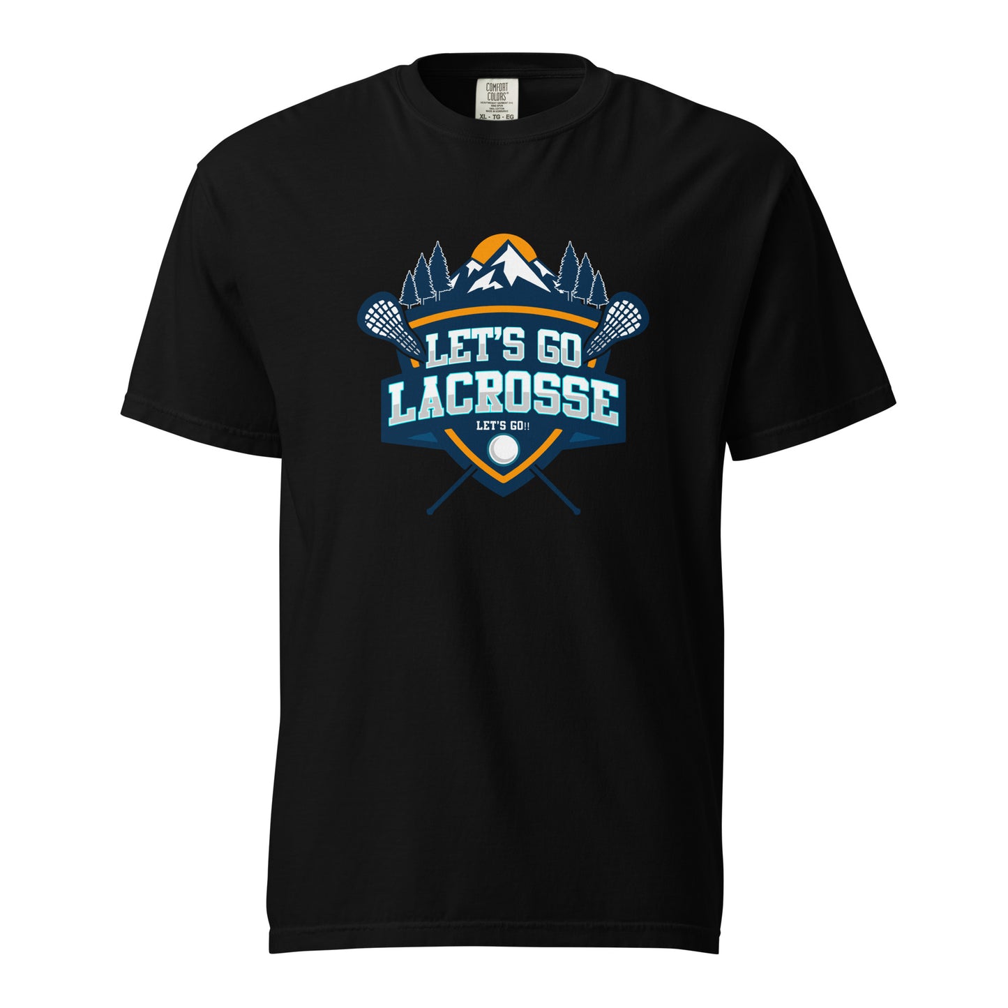 Adult Let's Go Lacrosse Comfort Colors T-shirt